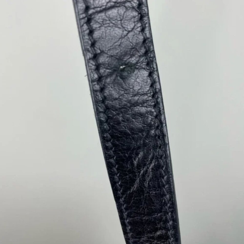 Mulberry Alexa Black Leather Oversized Satchel Purse - Picture 8 of 16